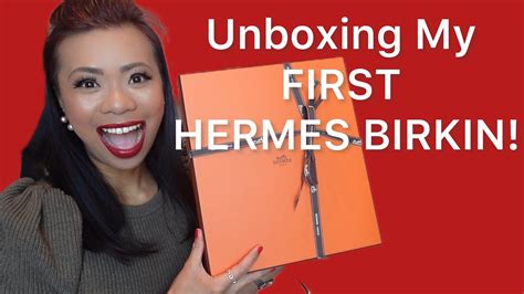 UNBOXING MY FIRST HERMES BIRKIN !!! 